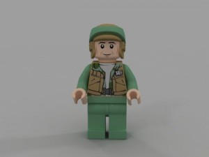 endor rebel trooper Modello 3D