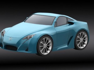 lexus lfa concept 3D-Modell