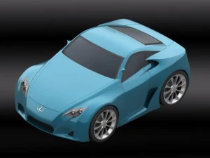 lexus lfa concept 3D Model