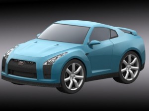 nissan skyline gtr 3D-Modell