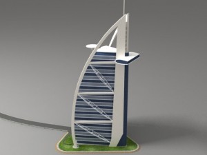 burj al arab 3D-Modell