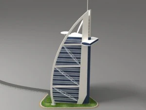 burj al arab 3D Model