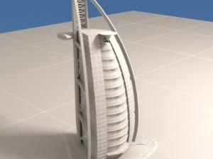 burj al arab 3D-Modell