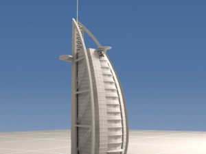 burj al arab 3D-Modell
