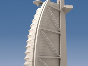 burj al arab 3D-Modell