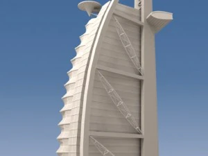 burj al arab 3D Model