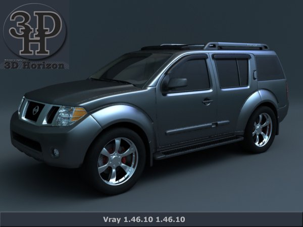 nissan pathfinder 2011 2012 3D Model .c4d .max .obj .3ds .fbx .stl .blend 