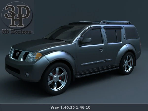nissan pathfinder 2011 2012 3D Model .c4d .max .obj .3ds .fbx .stl .blend 