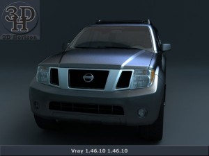 nissan pathfinder 2011 2012 3D Model