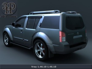 nissan pathfinder 2011 2012 3D Model
