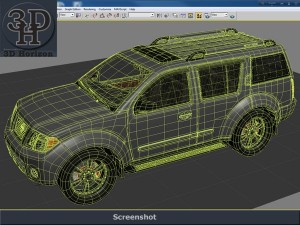 nissan pathfinder 2011 2012 3D Model