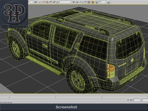 nissan pathfinder 2011 2012 3D Model
