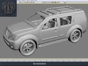 nissan pathfinder 2011 2012 3D Model