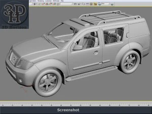 nissan pathfinder 2011 2012 3D Model