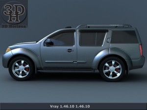nissan pathfinder 2011 2012 3D Model