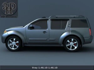 nissan pathfinder 2011 2012 3D Model