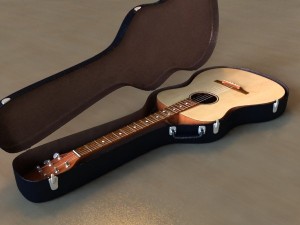 guitar case Modelo 3D