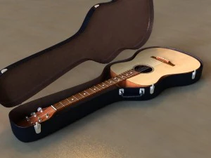 guitar case 3D Model