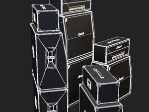 marshall 100jh speakers Modelo 3D