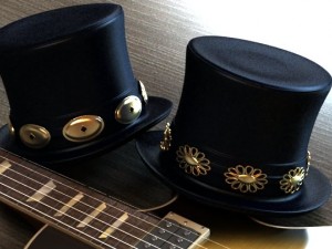 slash les paul guitar top hat 3D Model