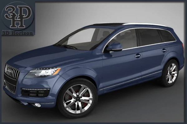 audi q7 2012 3D Model .c4d .max .obj .3ds .fbx .stl .blend 