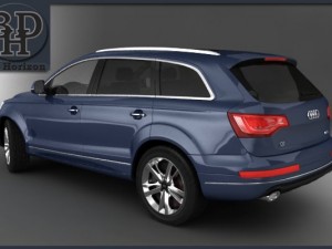 audi q7 2012 Modello 3D