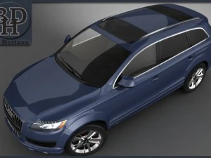 audi q7 2012 3D Model