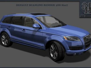audi q7 2012 3D Model