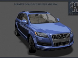 audi q7 2012 Modello 3D