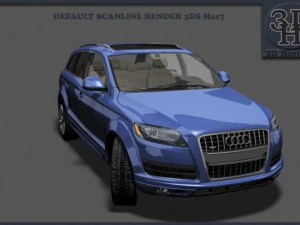 audi q7 2012 3D Model
