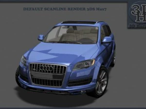 audi q7 2012 3D Model