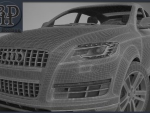 audi q7 2012 Modello 3D