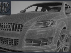 audi q7 2012 3D Model