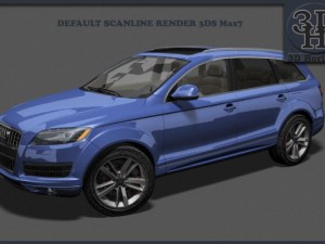 audi q7 2012 Modello 3D