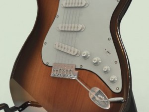 fender stratocaster Model 3D