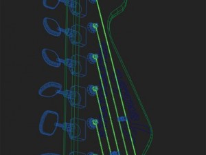 fender stratocaster Model 3D