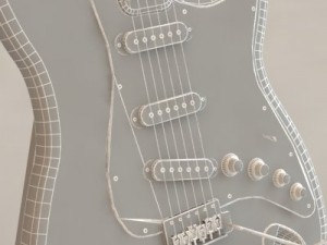 fender stratocaster Model 3D