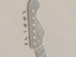 fender stratocaster Model 3D