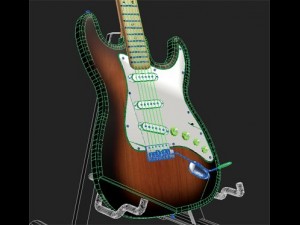 fender stratocaster Model 3D