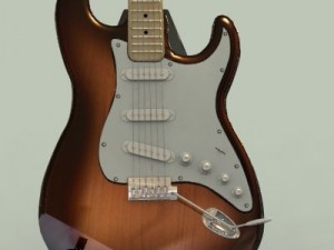 fender stratocaster Model 3D