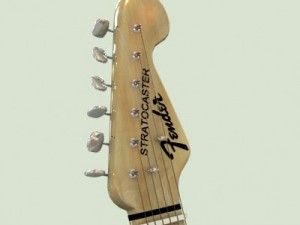 fender stratocaster Model 3D