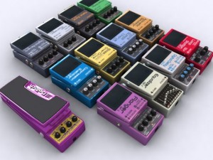 guitar effect collection 3D 模型