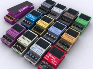 guitar effect collection 3D 模型