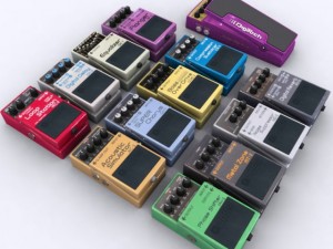 guitar effect collection 3D 模型