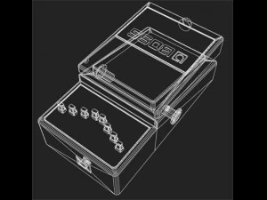 guitar effect collection 3D Model