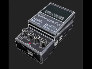 guitar effect collection 3D Model