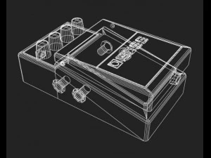 guitar effect collection 3D Model