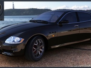 maserati quattroporte 2012 3D 모델