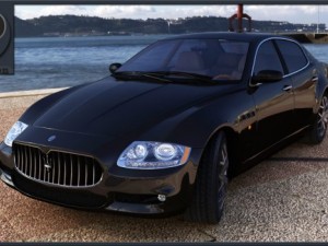 maserati quattroporte 2012 3D 모델