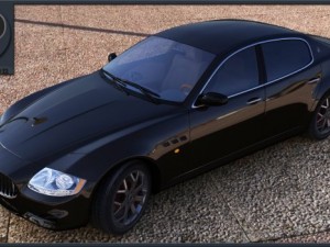maserati quattroporte 2012 3D 모델
